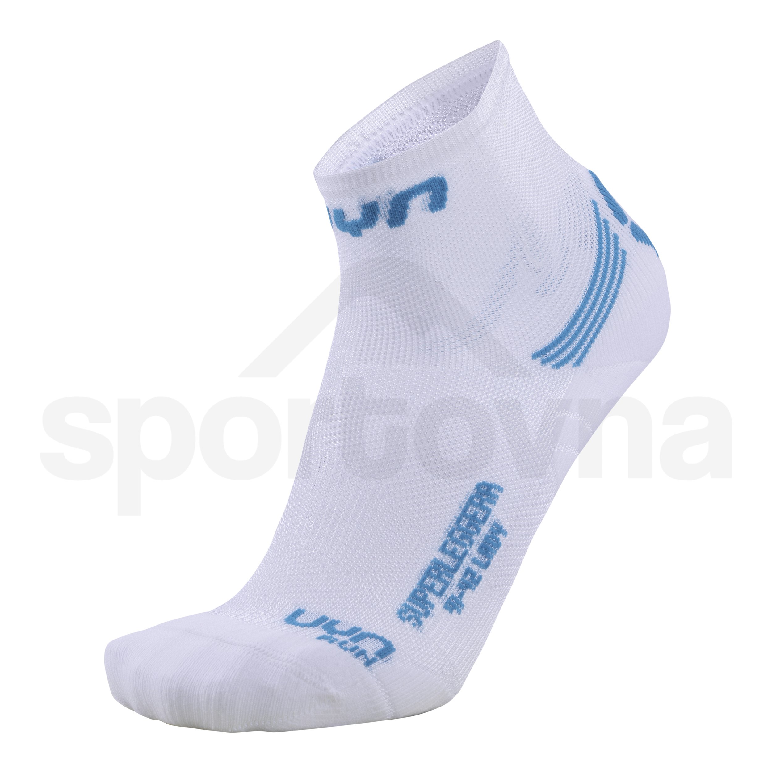 Ponožky UYN Run Superleggera Socks W - bílá/tyrkysová