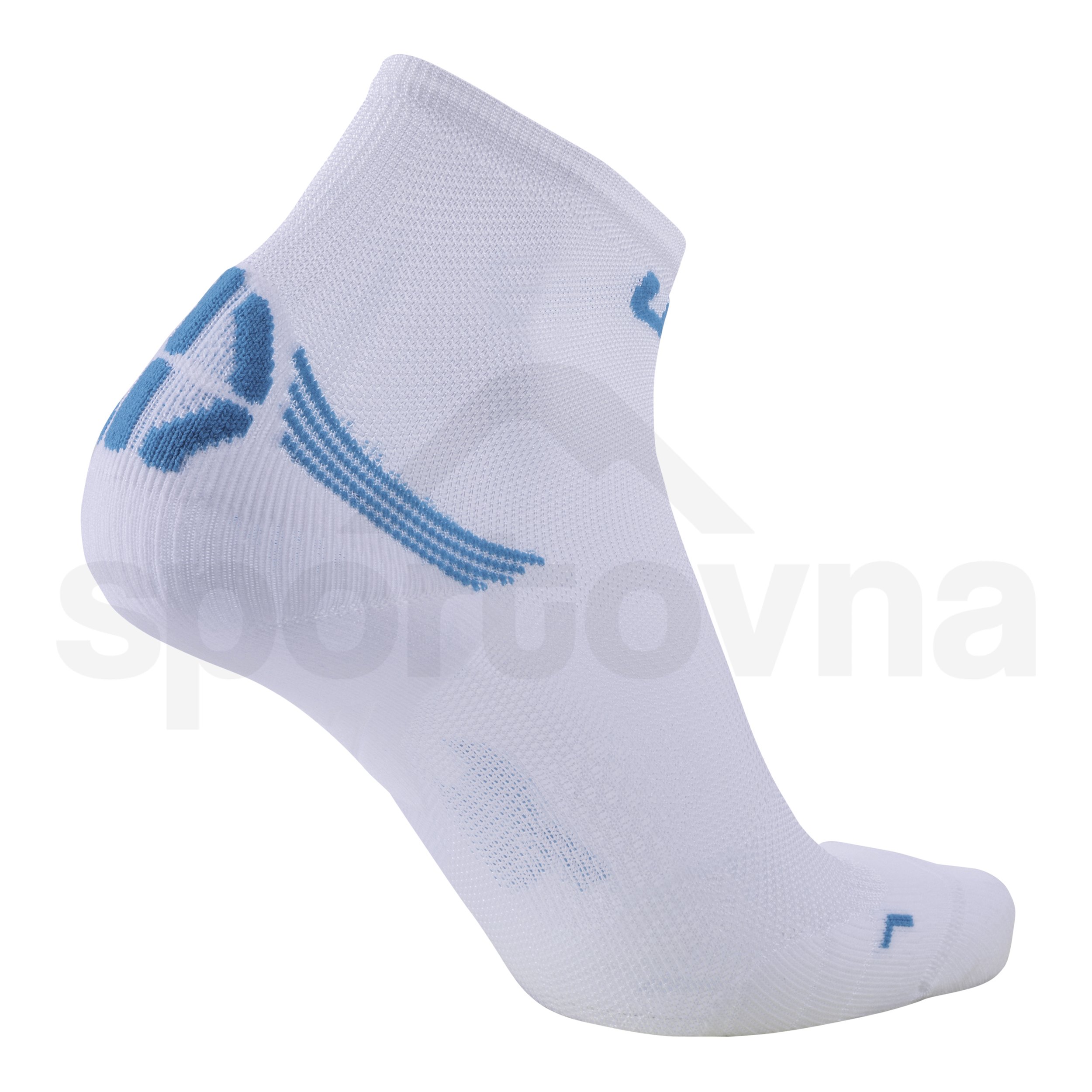Ponožky UYN Run Superleggera Socks W - bílá/tyrkysová