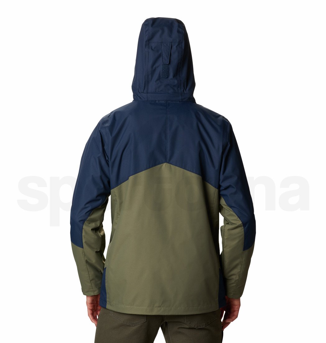 Bunda Columbia Bugaboo™ II Fleece Interchange Jacket M - zelená/tmavě modrá