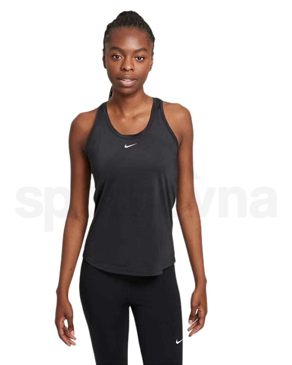 Tílko Nike Dri-Fit One Slim W - černá/bílá