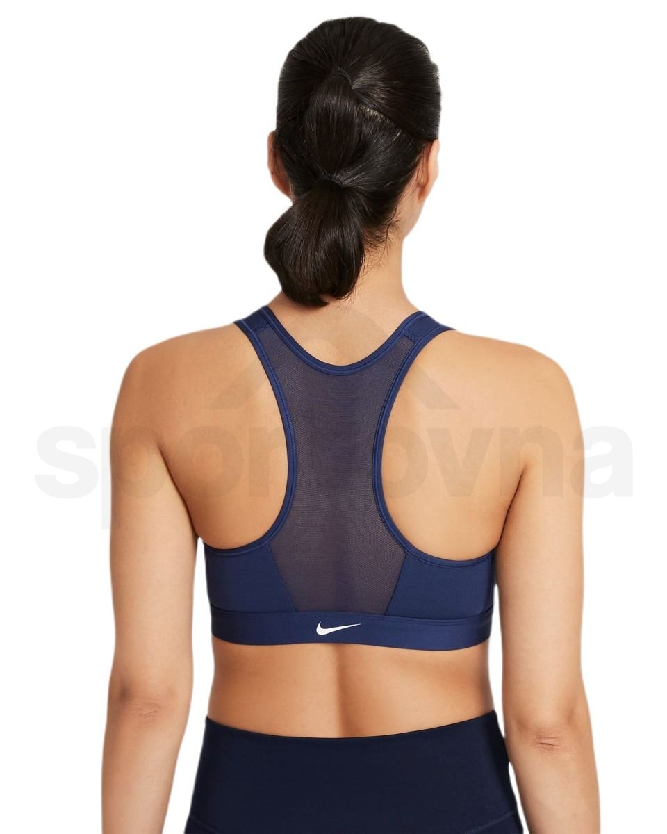 Podprsenka Nike Dri-FIT Swoosh Zip-Front W - modrá