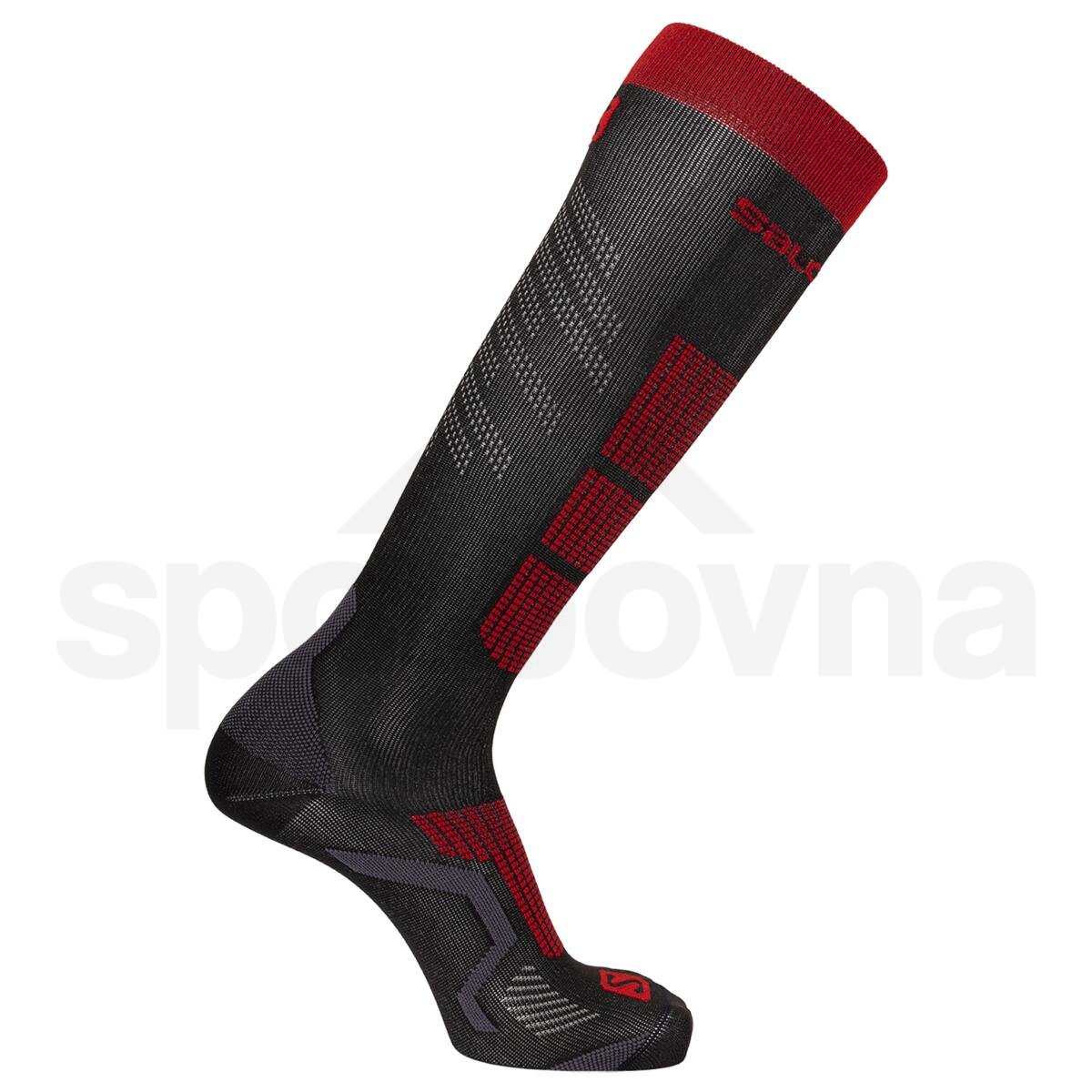 Ponožky Salomon S/PRO - černá/červená