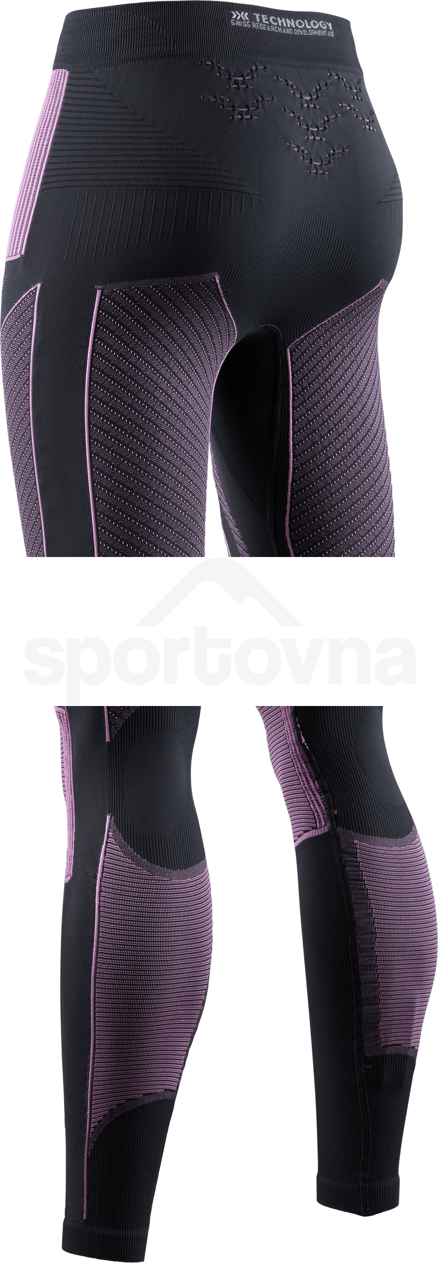 Spodky X-Bionic Energy Accumulator 4.0 Pants LNG W - černá/růžová