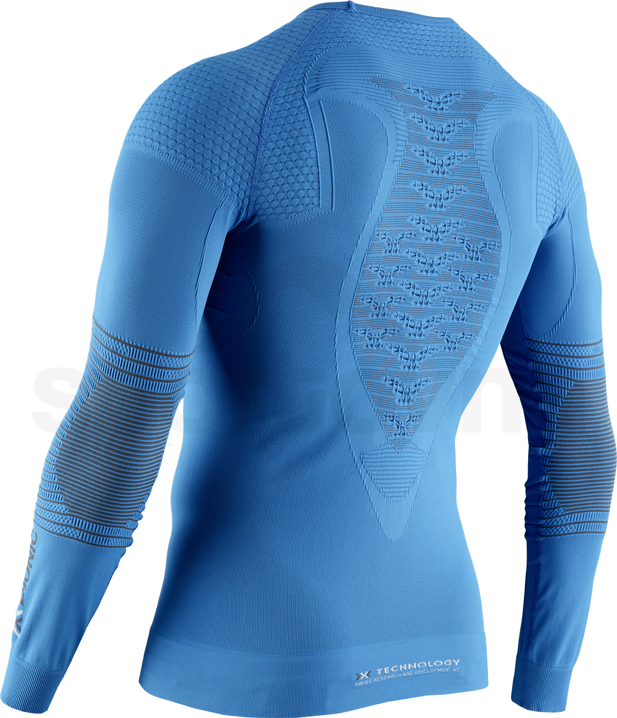 Tričko X-Bionic Energizer 4.0 Shirt Round Neck LG SL M - modrá/šedá