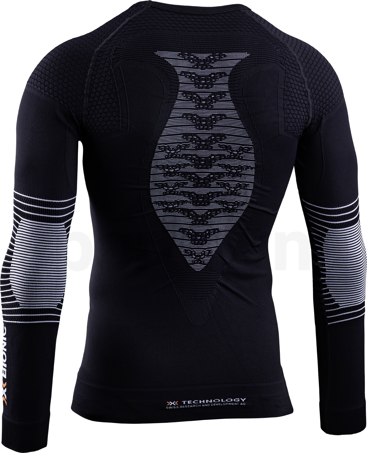 Tričko X-Bionic Energizer 4.0 Shirt Round Neck LG SL M - černá/bílá