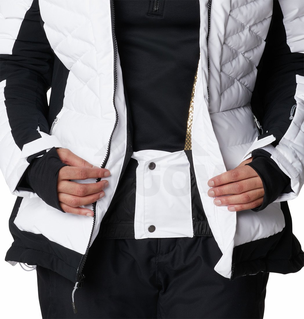 Bunda Columbia Bird Mountain™ Insulated Jacket W - bílá/černá