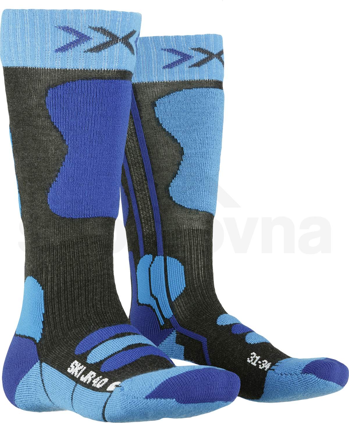 Ponožky X-Bionic X-SOCKS® Ski Junior 4.0 - modrá/šedá