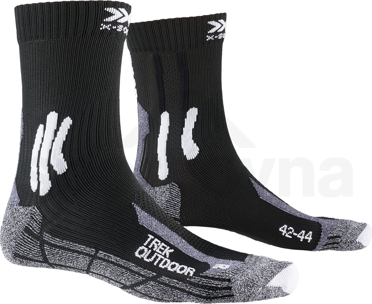 Ponožky X-Bionic X-SOCKS® Trek Outdoor - černá/bílá