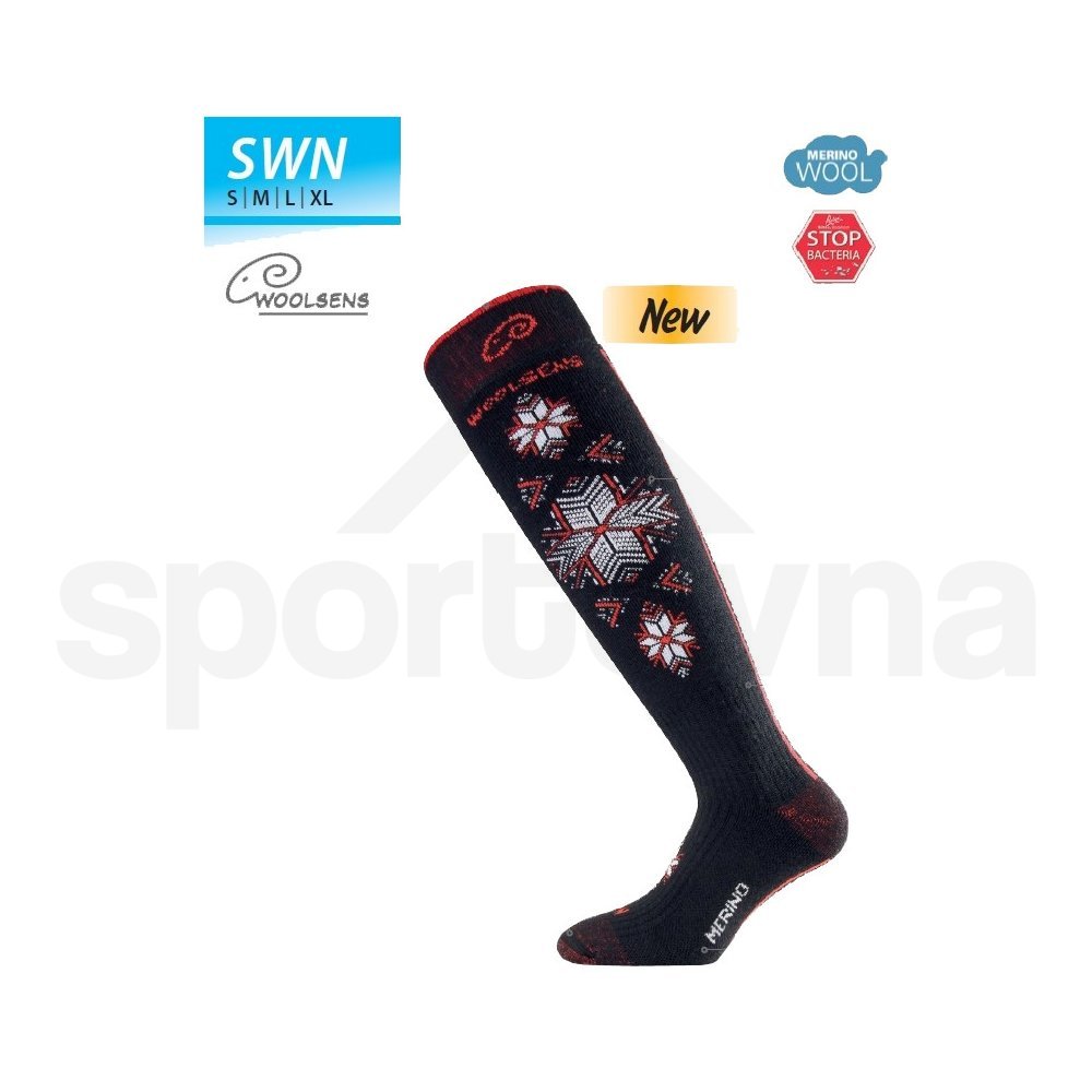 Ponožky Lasting SWN - černá