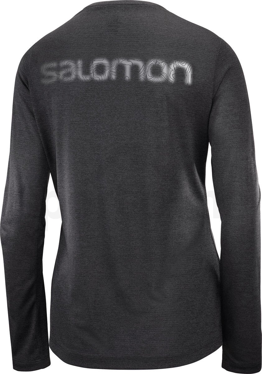 Tričko Salomon AGILE LS TEE W - černá