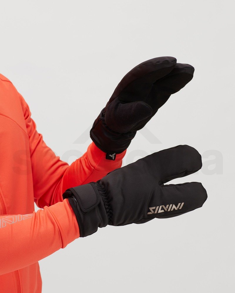 Zimní rukavice tříprsté Silvin Cerreto UA1906 - černá