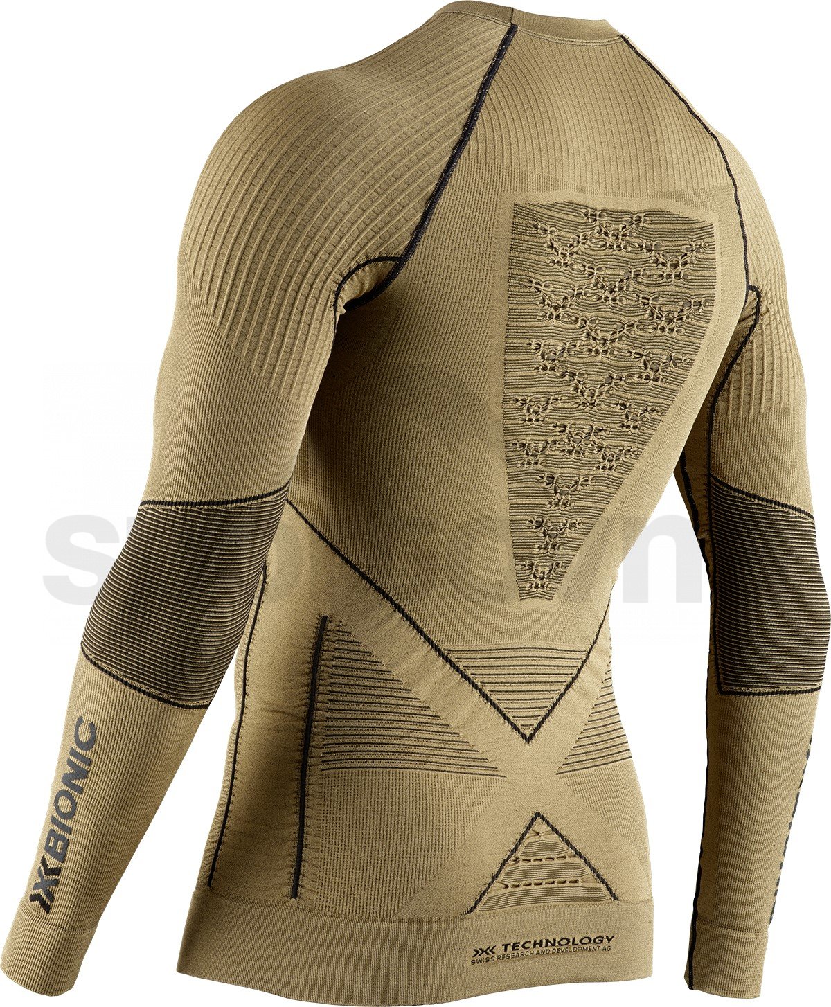 Tričko X-Bionic Radiactor 4.0 Shirt round neck LG SL M - zlatá/černá