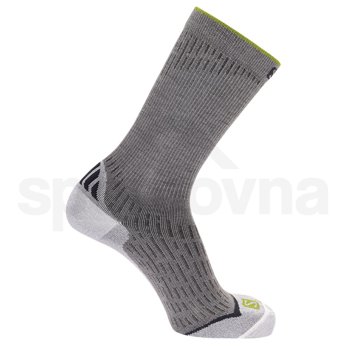 Ponožky Salomon ULTRA CREW - šedá