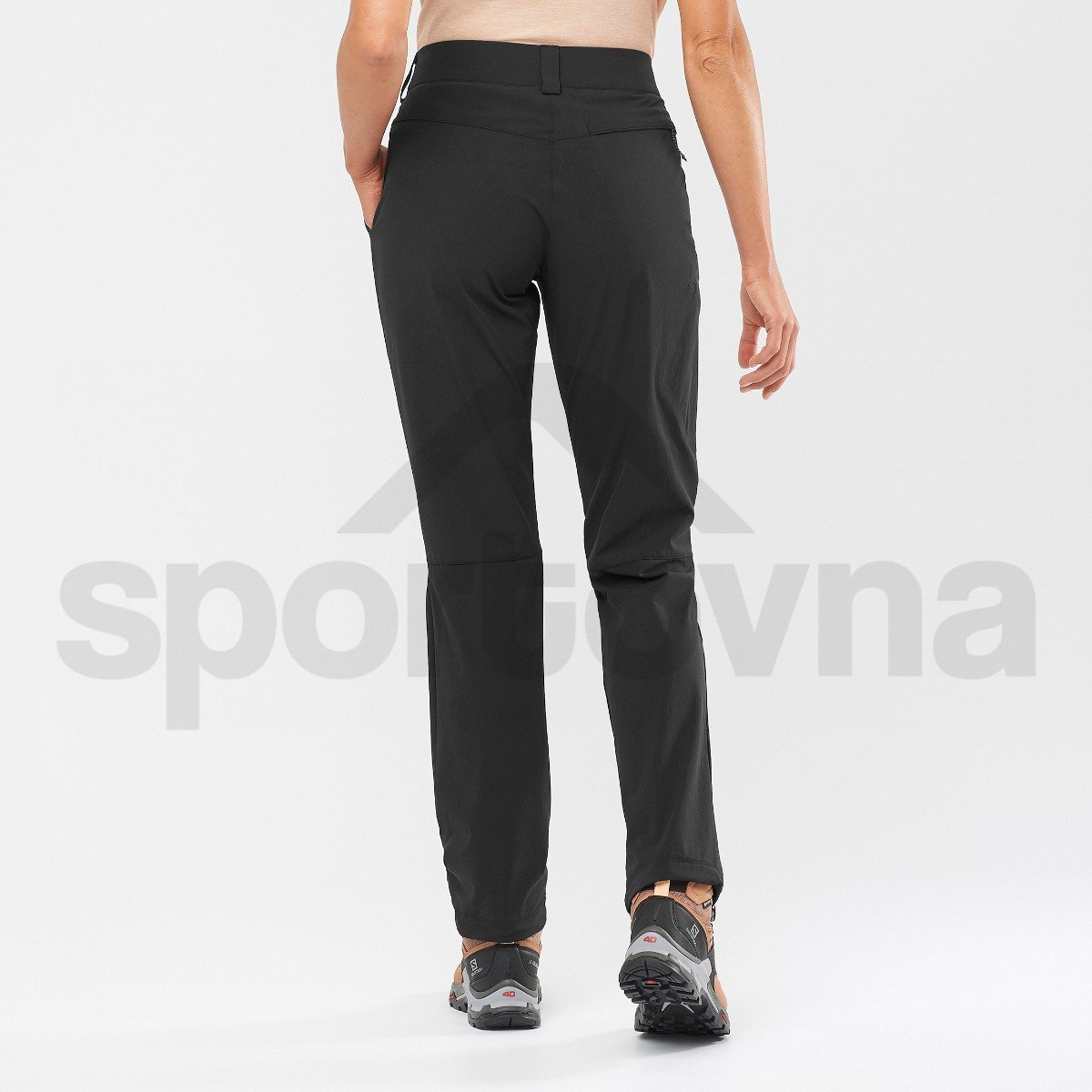 Kalhoty Salomon WAYFARER PANTS W - černá (zkrácená délka)