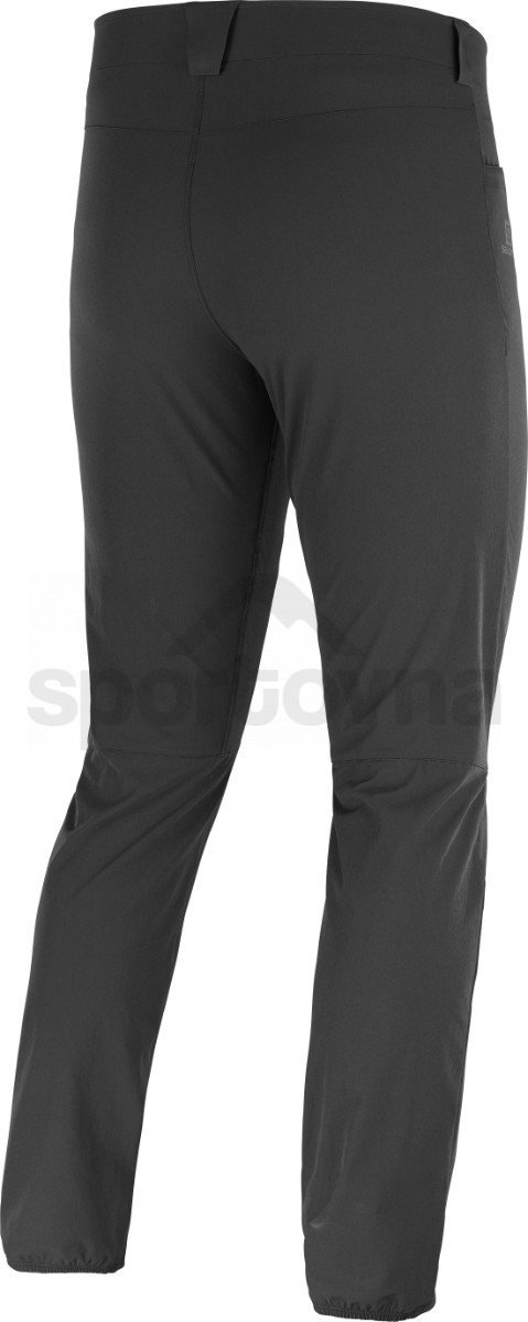 Kalhoty Salomon WAYFARER TAPERED PANTS M - černá (zkrácená délka)