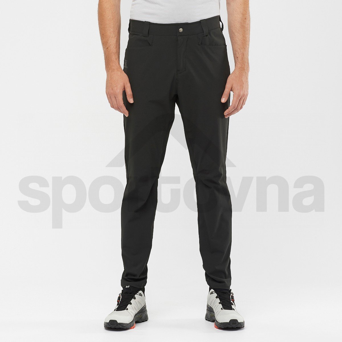 Штани Salomon WAYFARER TAPERED PANTS M - чорні (збільшена довжина)