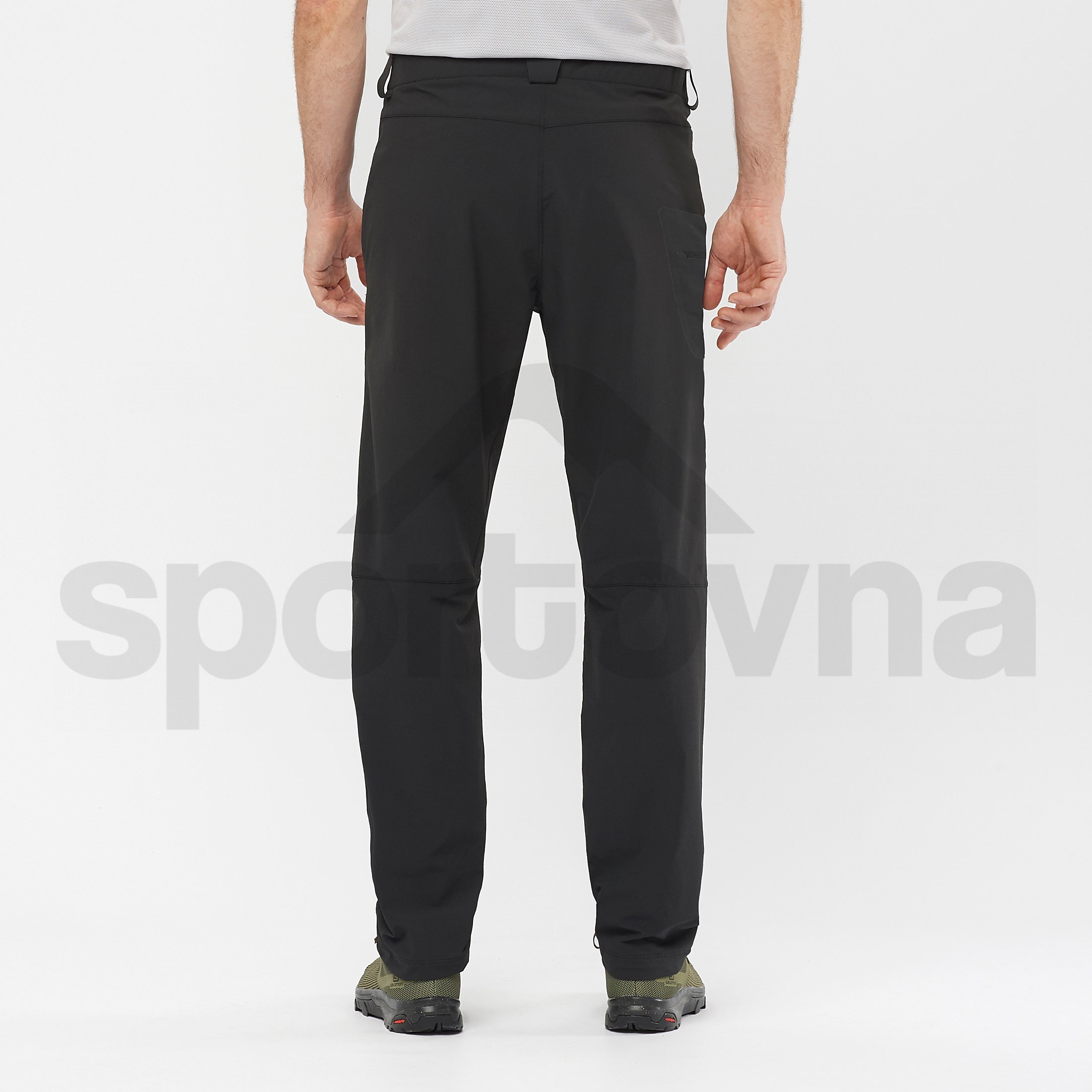 Kalhoty Salomon Wayfarer Straight Pant M - černá (zkrácená délka)