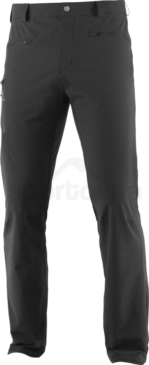 Kalhoty Salomon Wayfarer Straight Pant M - černá (prodloužená délka)
