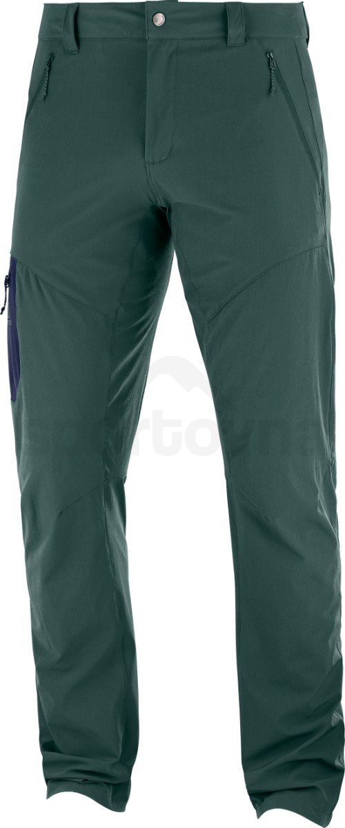 Kalhoty Salomon WAYFARER TAPERED PANT M - zelená (zkrácená délka)
