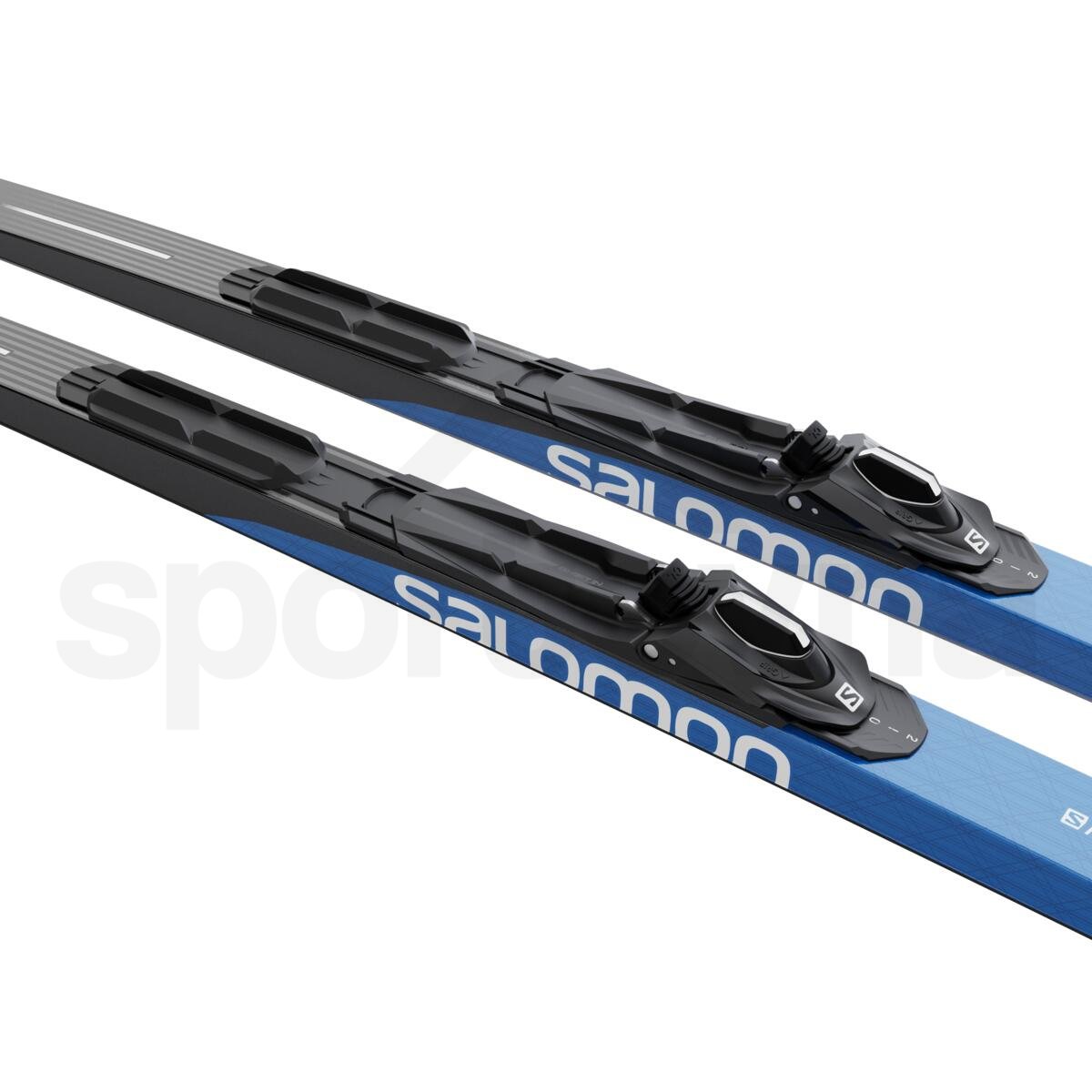 Běžky set Salomon S/MAX eSKIN X-Hard + Vázání PROLINK SHIFT IN - modrá/černá
