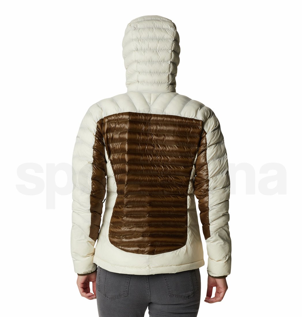Bunda Columbia Labyrinth Loop™ Hooded Jacket W - hnědá/bílá