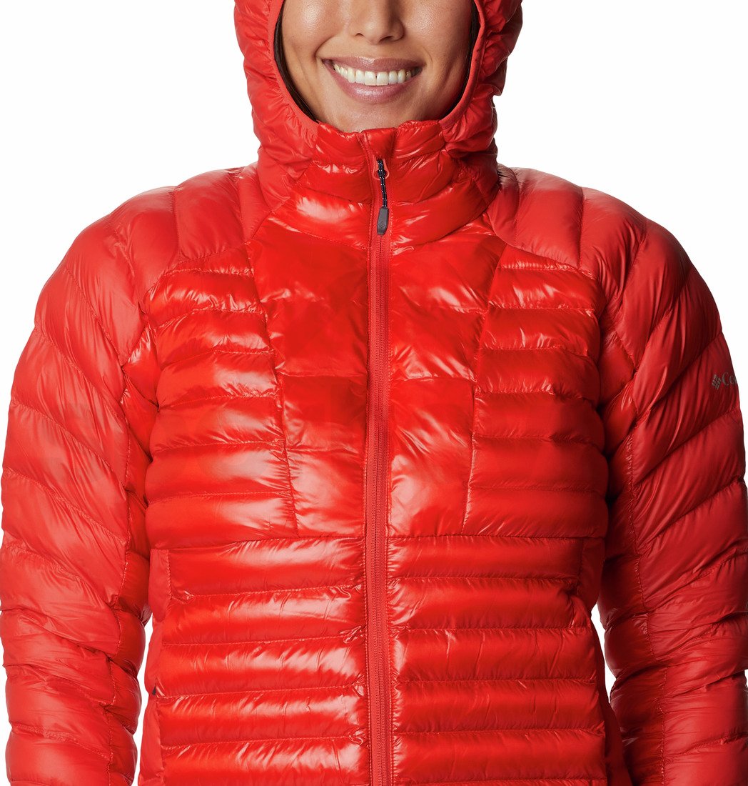 Bunda Columbia Labyrinth Loop™ Hooded Jacket W - červená/oranžová
