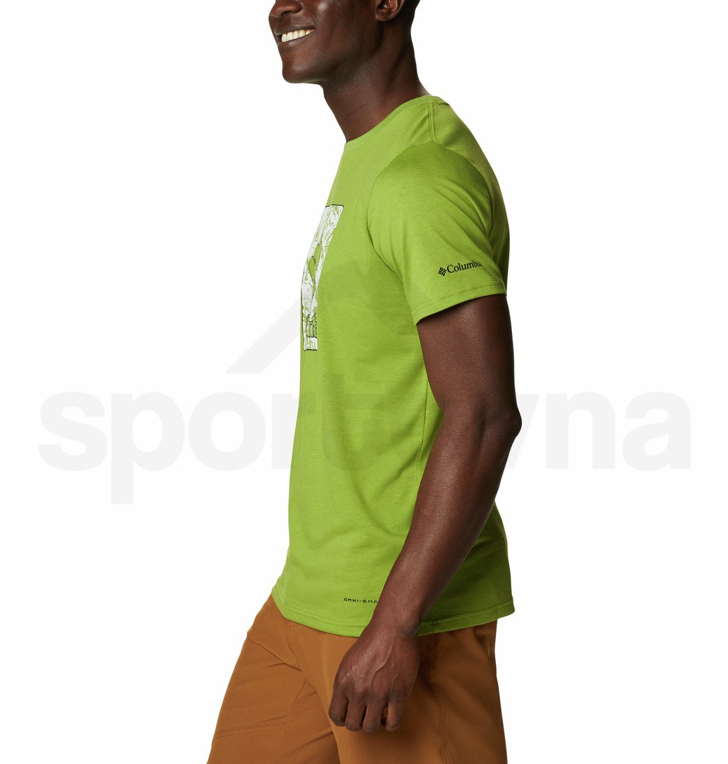 Tričko Columbia Sun Trek™ Short Sleeve Graphic Tee M - zelená