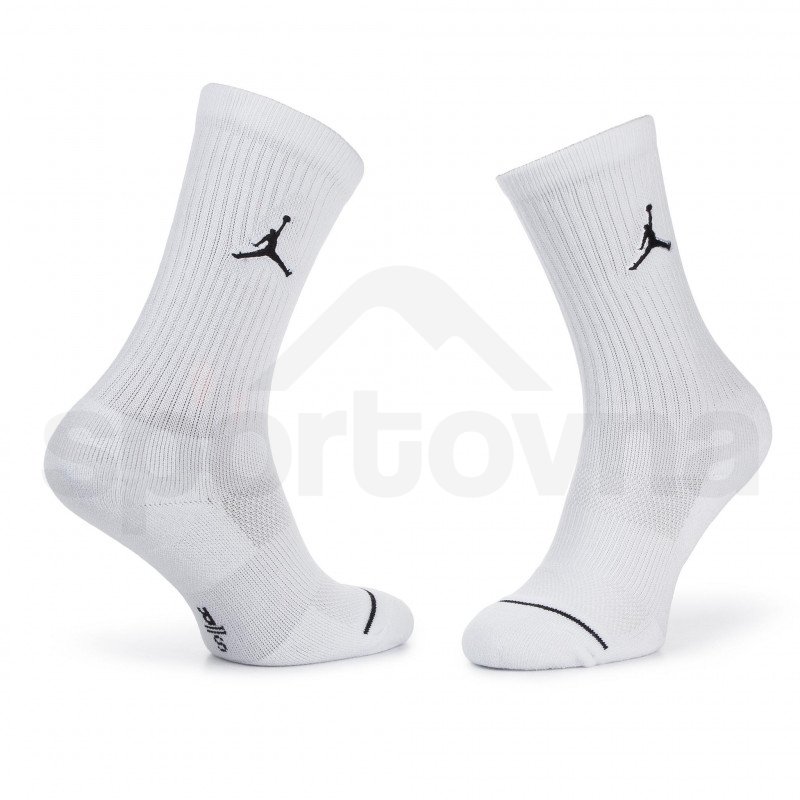 Ponožky Nike Jordan Everyday Max Crew 3 Pack - černá/bílá/červená