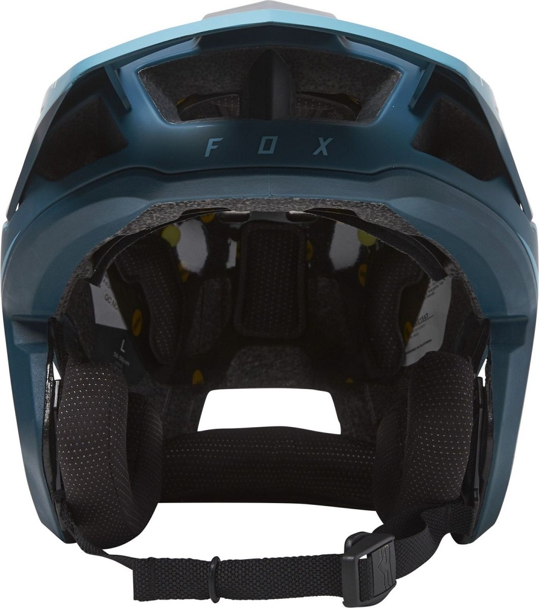 Cyklo helma Fox Dropframe Pro Helmet Sideswipe M - modrá
