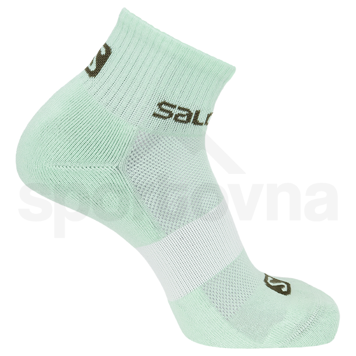 Ponožky Salomon EVASION 2-PACK - zelená/černá