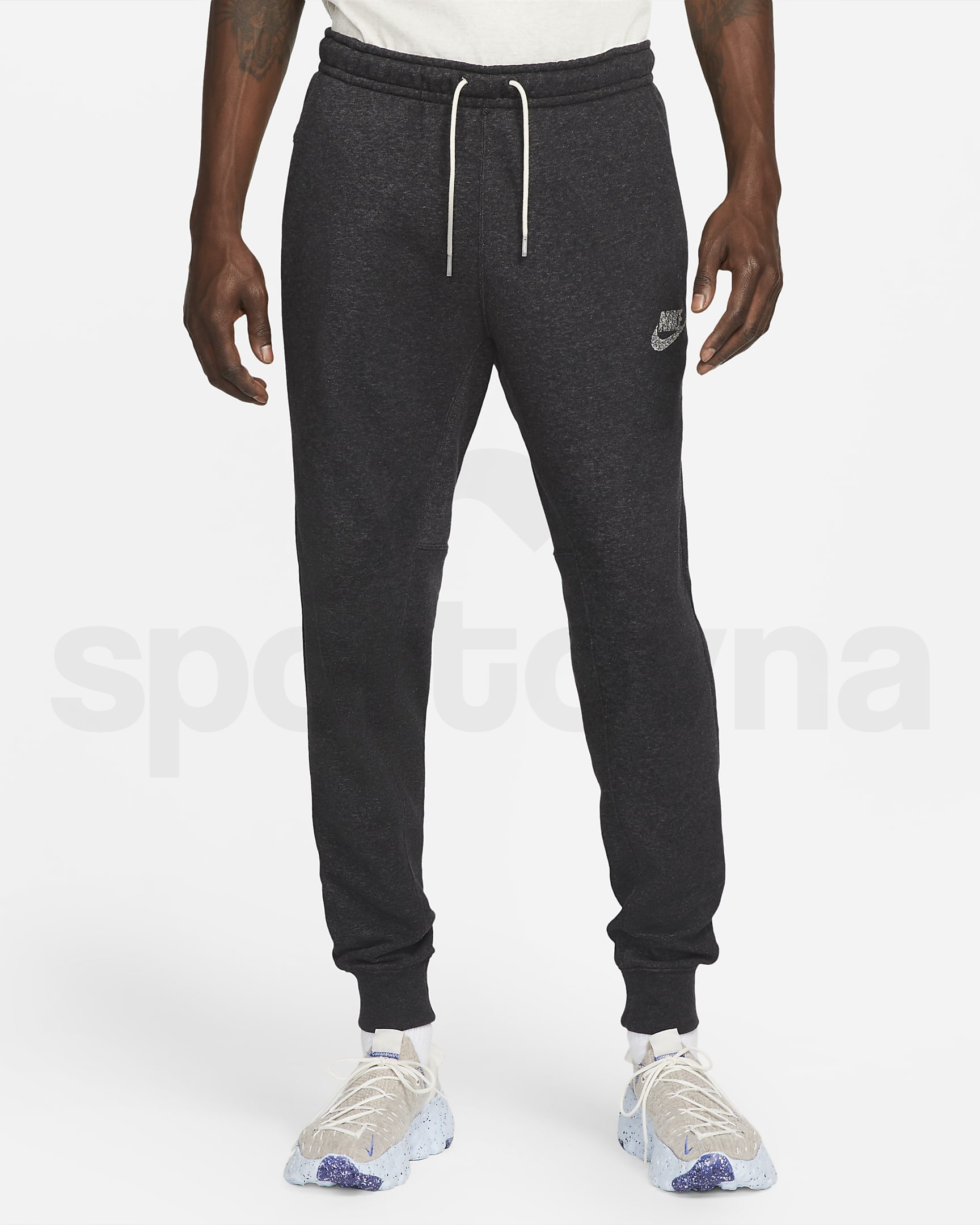 Tepláky Nike Sportswear Revival Fleece Jogger M - černá