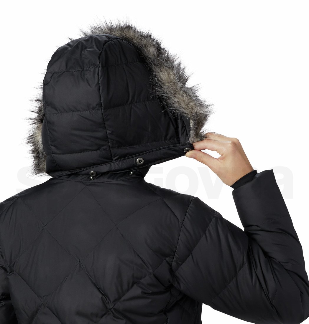 Kabát Columbia Icy Heights™ II Mid Length Down Jacket W - černá