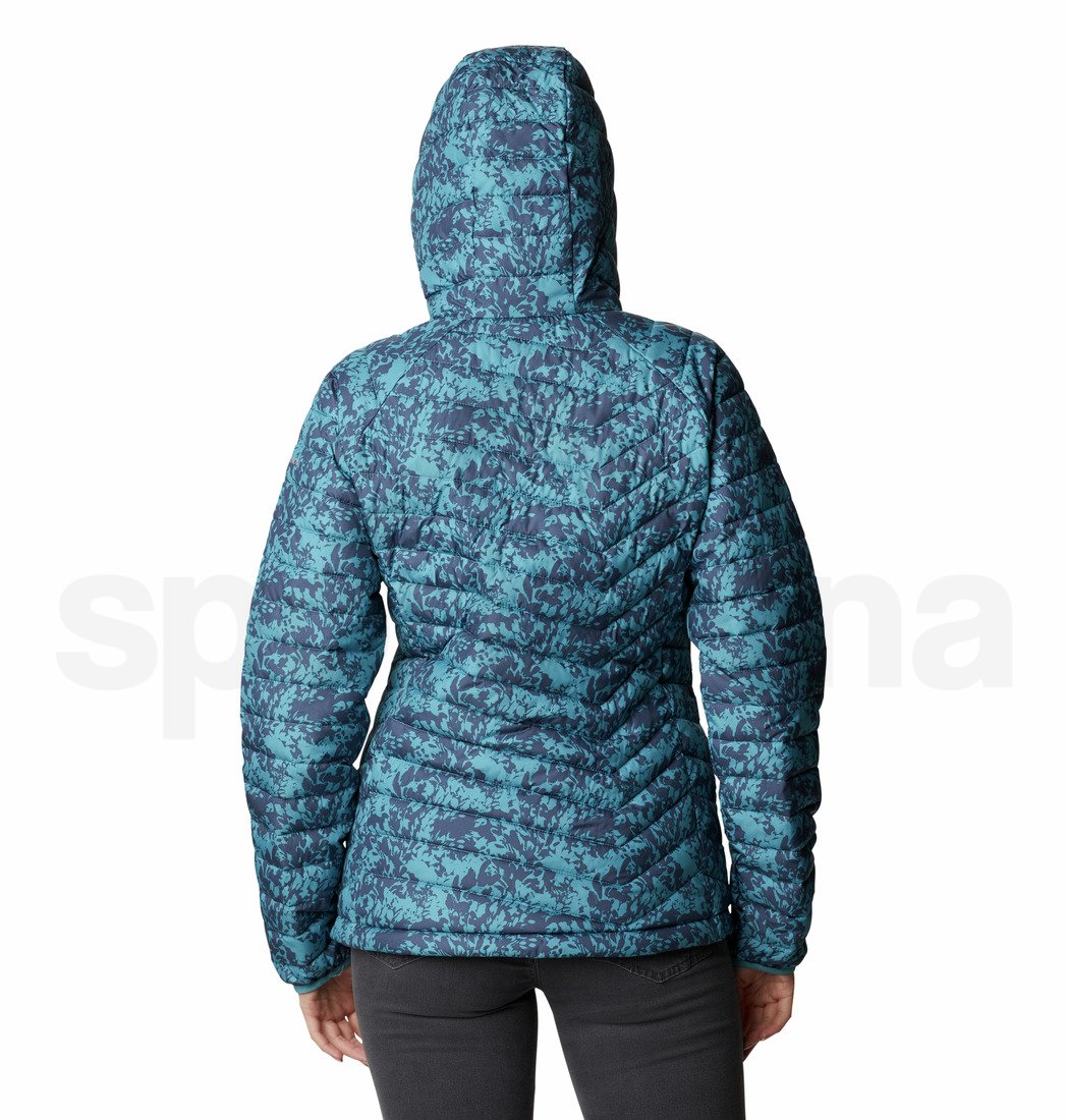 Bunda Columbia Powder Lite™ Hooded Jacket W - modrá