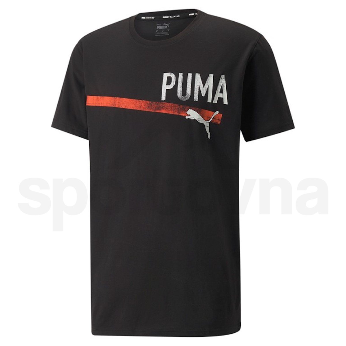 52164101-tricko Puma Performance Graphic Branded Tee M-cerna