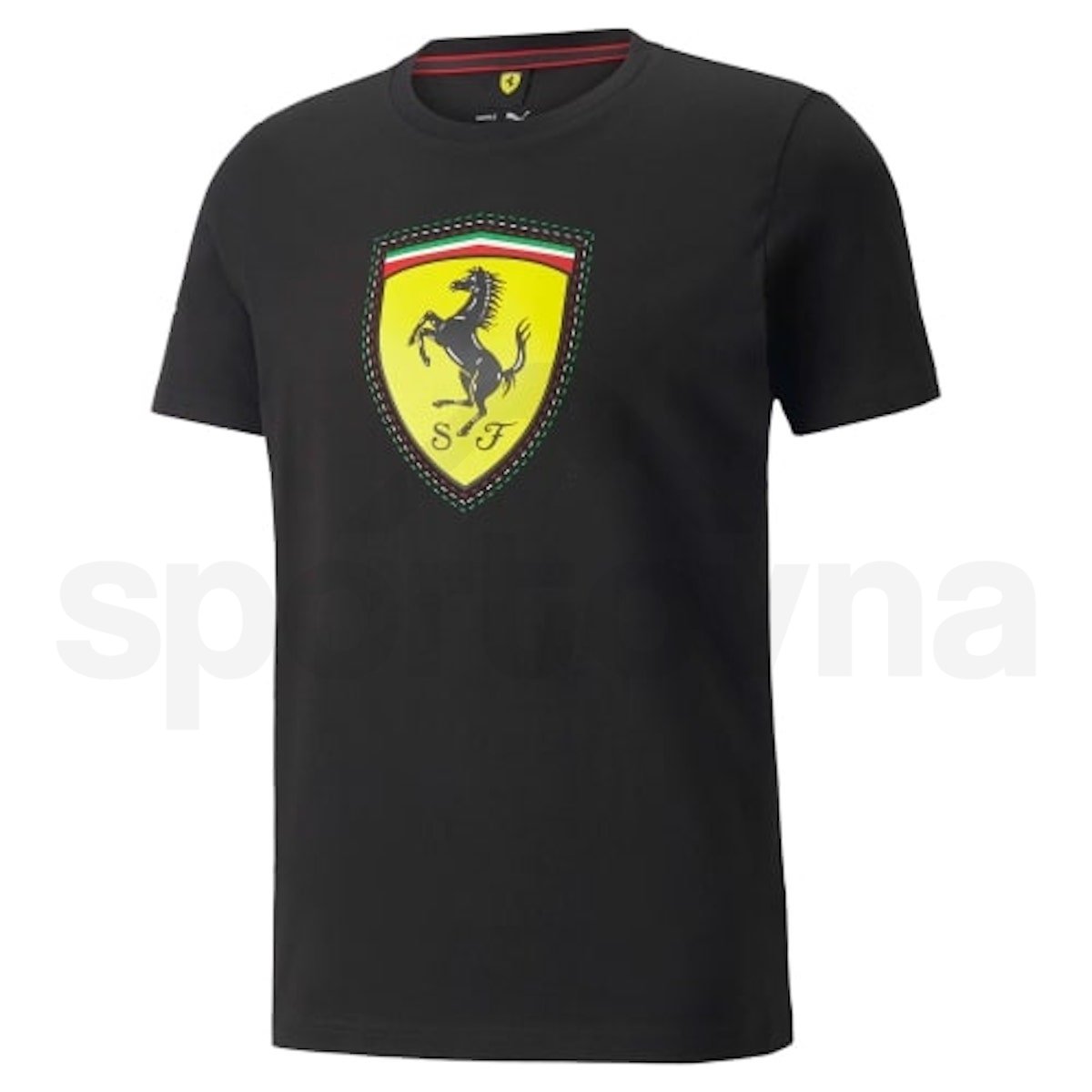 Tričko Puma Ferrari Race Colored Big Shield Tee M - černá