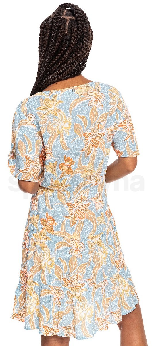 Šaty Roxy SUNNY SUMMER W - modrá/oranžová