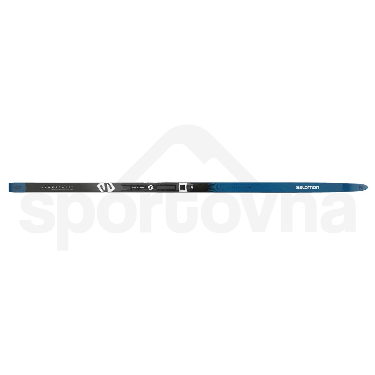 Běžky set Salomon SNOWSCAPE 7 M + Vázání PROLINK AUTO - modrá/černá