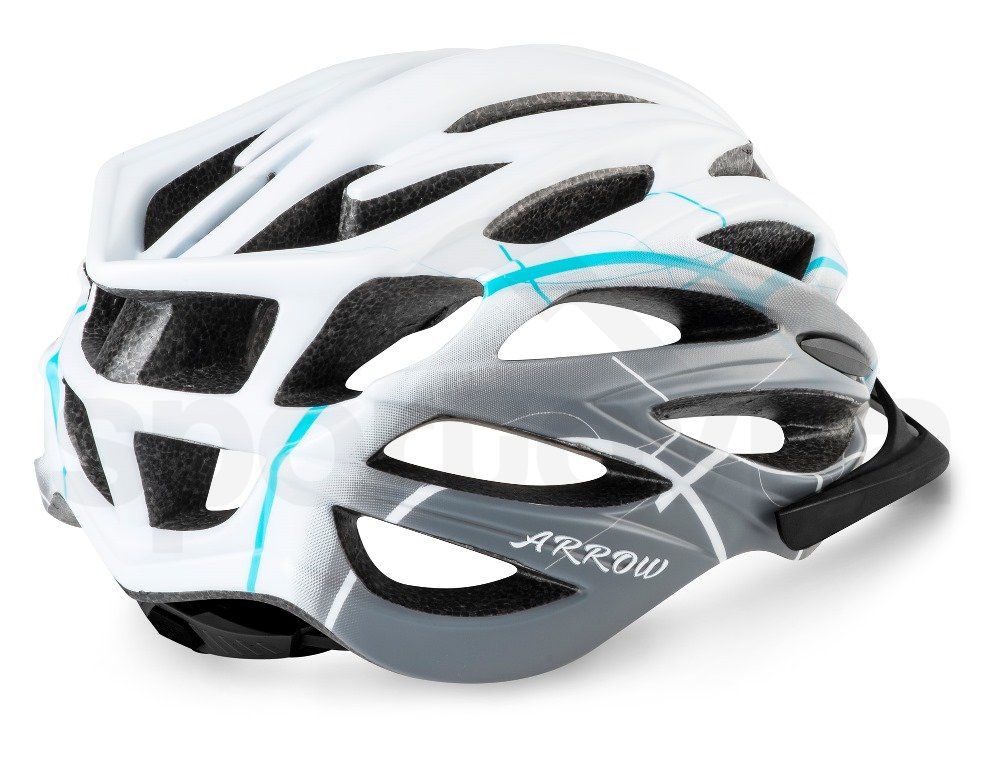 Cyklo helma R2 Arrow - bílá/modrá