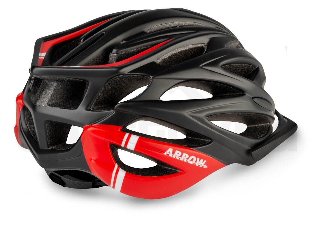 Cyklo helma R2 Arrow - černá/červená