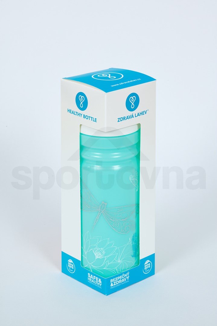 Zdravá lahev Vážky (700ml) - modá/bílá