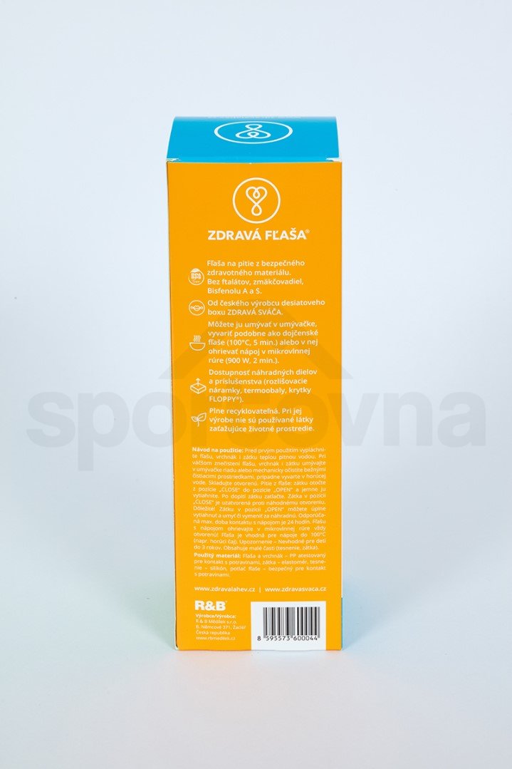 Zdravá lahev Vážky (700ml) - modá/bílá