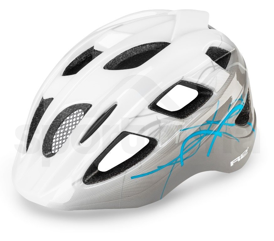 Cyklo helma R2 Bondy - bílá/modrá