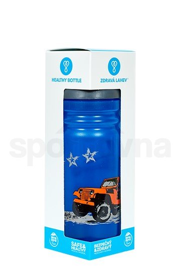 Zdravá lahev Jeep (700ml) - modrá/šedá
