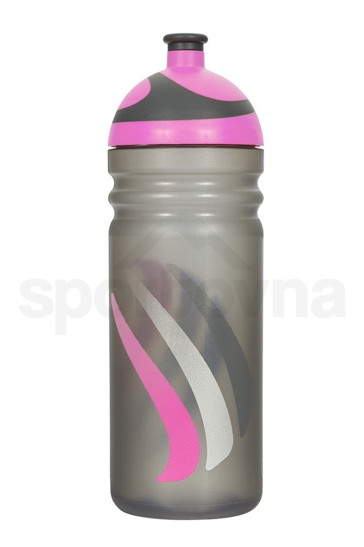 Zdravá lahev Bike růžová (700ml) - černá/růžová