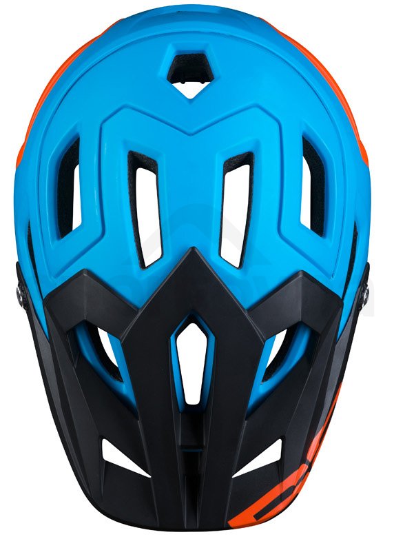 Cyklo helma R2 Trail - modrá/oranžová