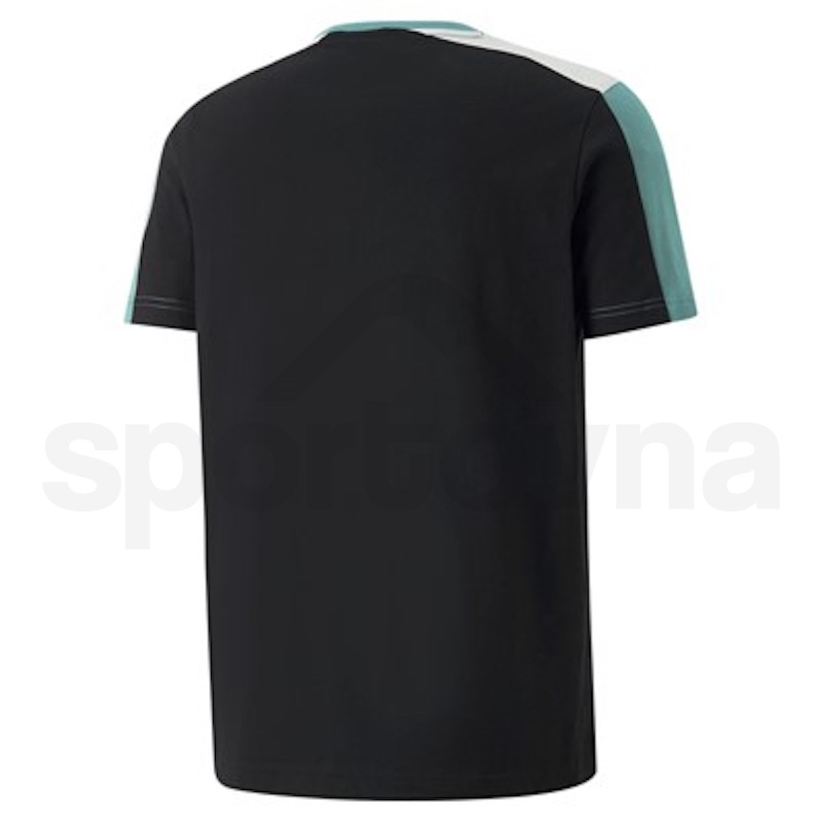 Tričko Puma ESS+ Block Tee M - černá/zelená