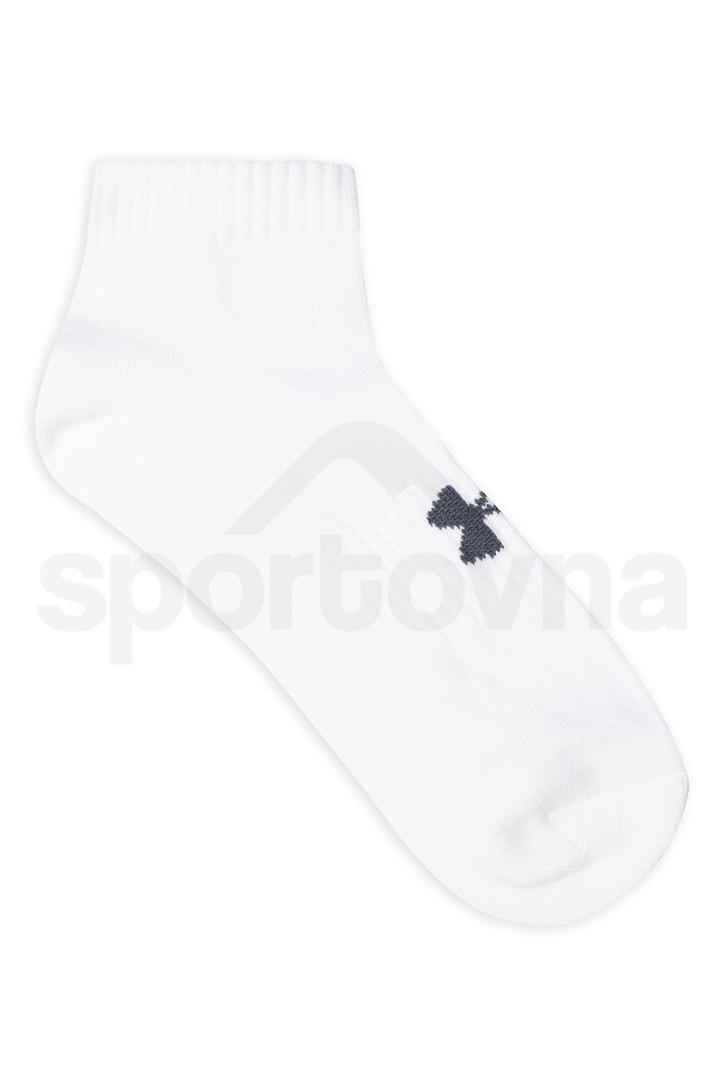 Ponožky Under Armour Core Low Cut 3Pk - bílá/šedá/černá