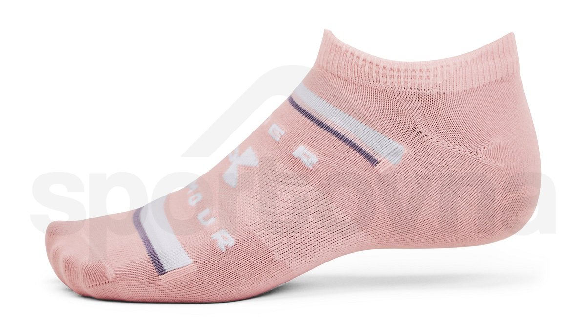 Ponožky Under Armour Essential No Show 6Pk - růžová/fialová/bílá