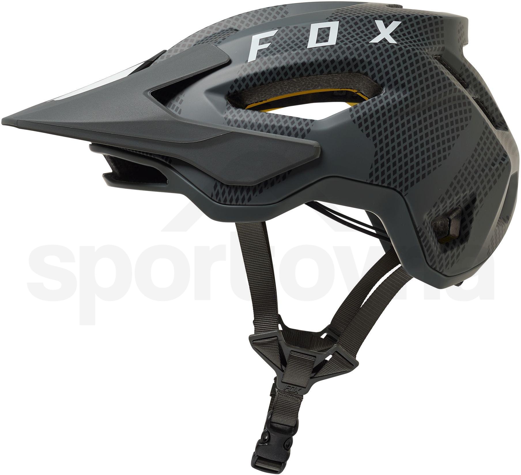 Cyklo helma Fox Speedframe Camo Mips - šedá