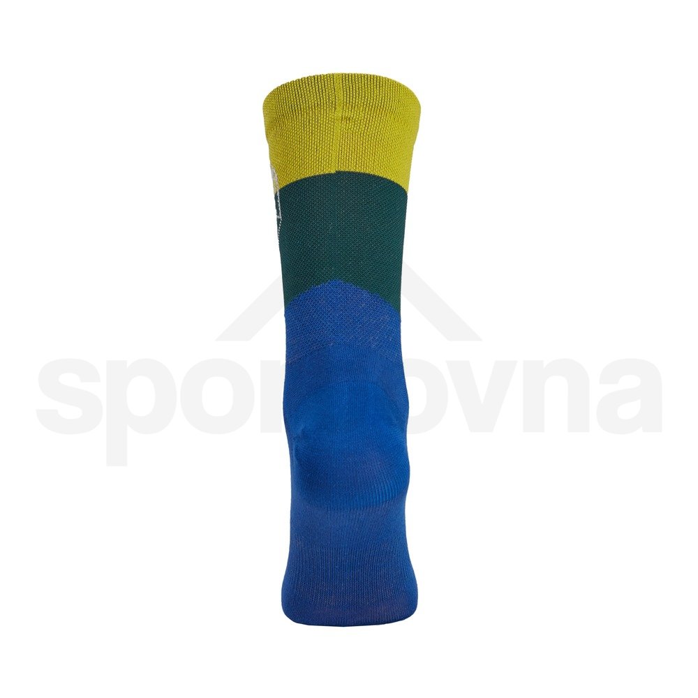 Cyklistické ponožky Silvini Ferugi UA1644 - modrá/žlutá